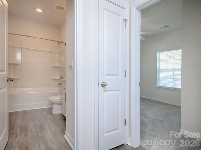 Spacious, unfurnished interior of a new home in Villas at Sherrills Ford, Terrell (Image 28).