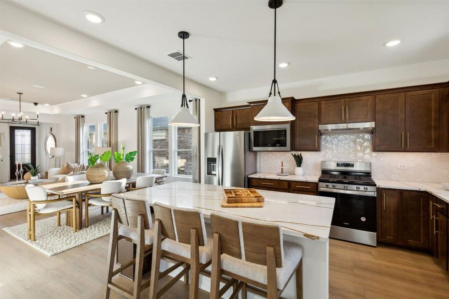 *Model Representation - Abundant cabinet space in kitchen