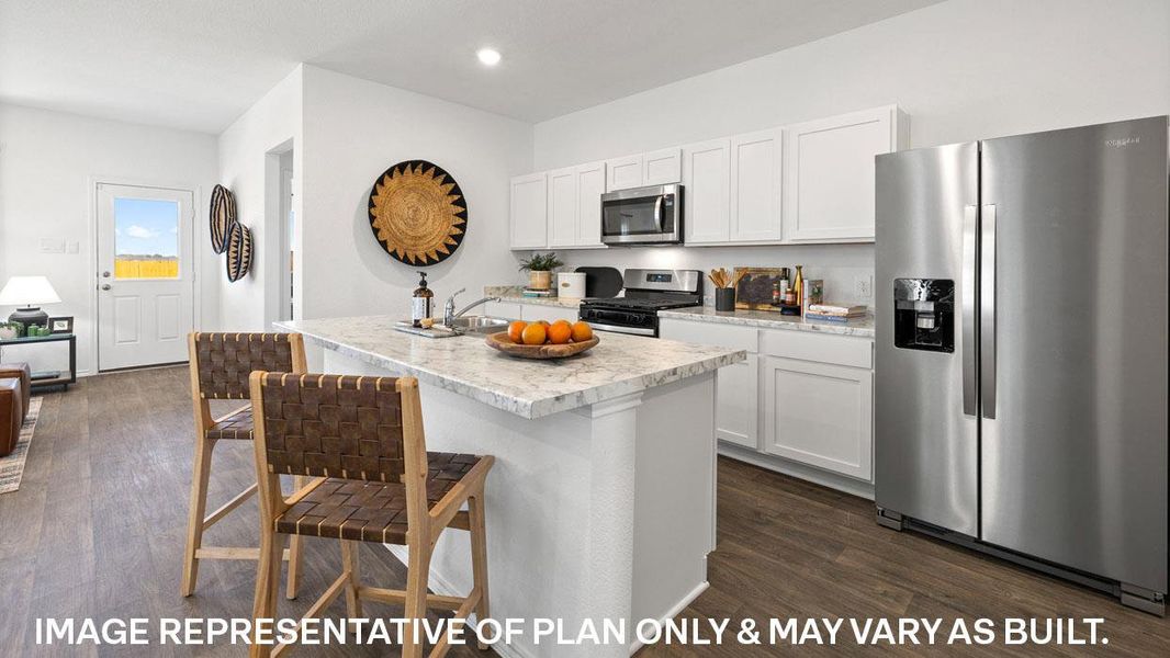 Furnished interior view inside a new home in Prairie Lakes, Buda (Image 21).