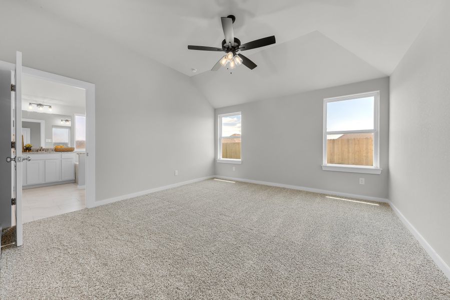 Representative unfurnished interior of a home built from the The Poppy by Avonley Homes in Rudder Pointe, Bryan (Image 23).