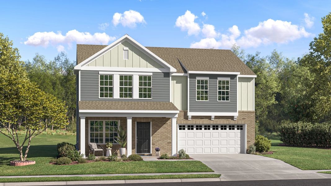 Exterior E with landscaping Exterior E with landscaping