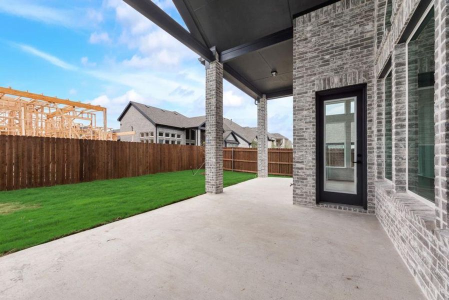 Exterior details and patio area of a home in Cedar Ridge Estates, Grand Prairie (Image 2). Exterior details and patio area of a home in Cedar Ridge Estates, Grand Prairie (Image 2).