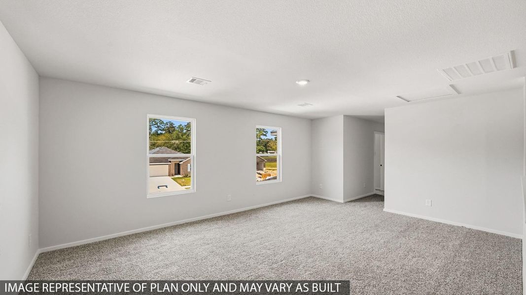 Spacious, unfurnished interior of a new home in Grand Pines, Magnolia (Image 16).