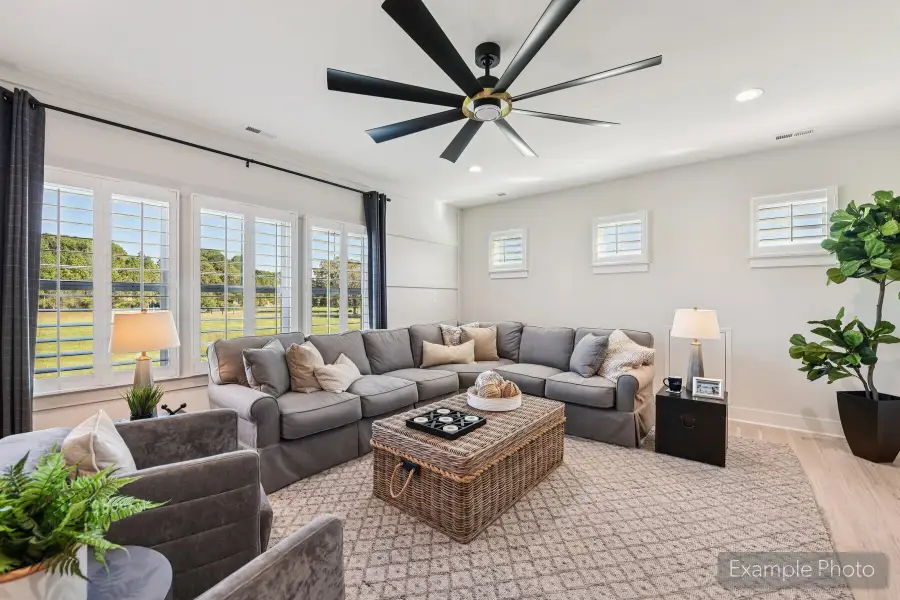 Furnished interior view inside a new home in Stephens Farm, Huntersville (Image 32). Furnished interior view inside a new home in Stephens Farm, Huntersville (Image 32).
