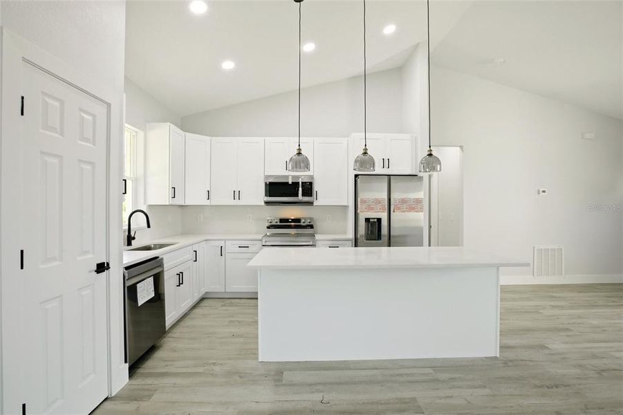 Furnished interior view inside a new home in , Sebring (Image 8).