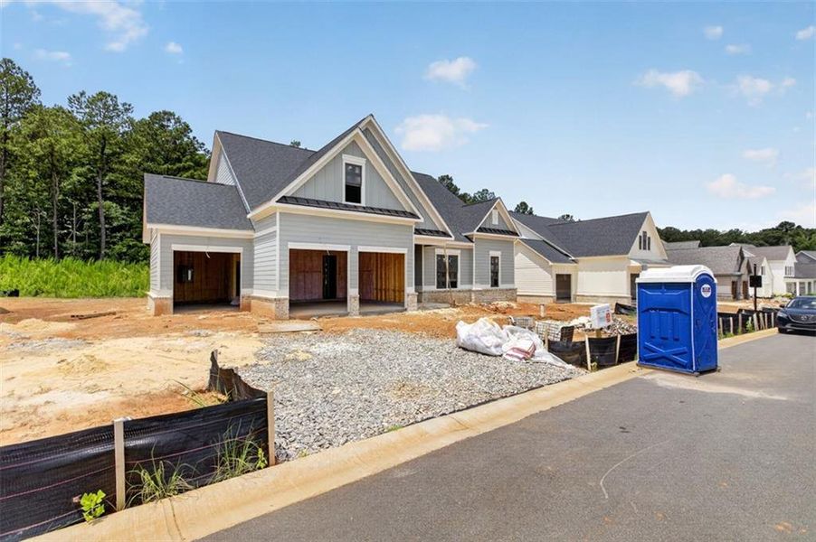 In-progress construction of a new home in , Statham, GA (Image 15). In-progress construction of a new home in , Statham, GA (Image 15).