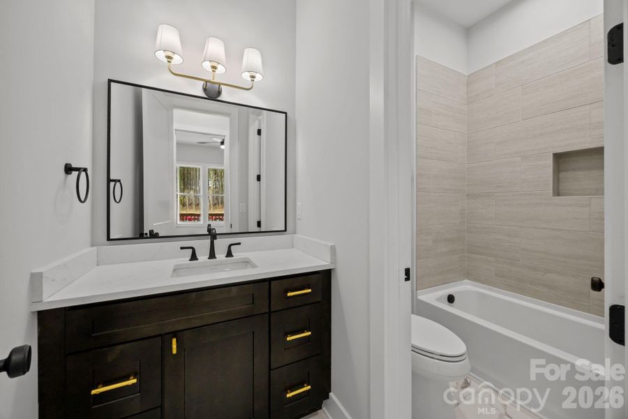 Furnished interior view inside a new home in , Statesville (Image 11).