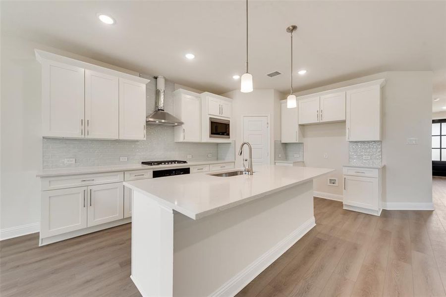 Furnished interior view inside a new home in Arbors at Legacy Hills, Celina (Image 3). Furnished interior view inside a new home in Arbors at Legacy Hills, Celina (Image 3).