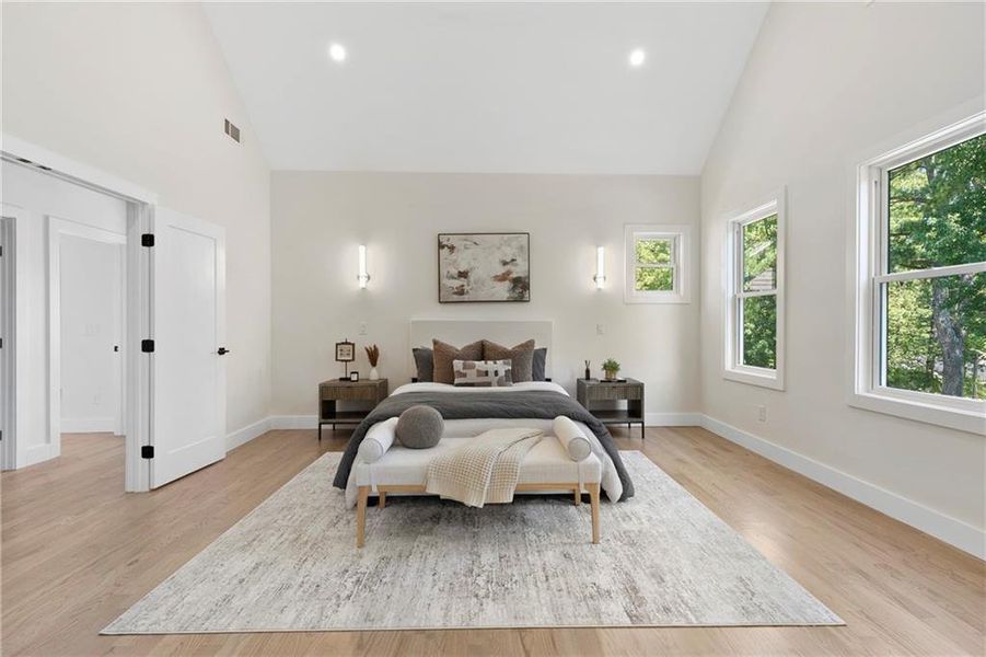 Furnished interior view inside a new home in , Atlanta (Image 31).