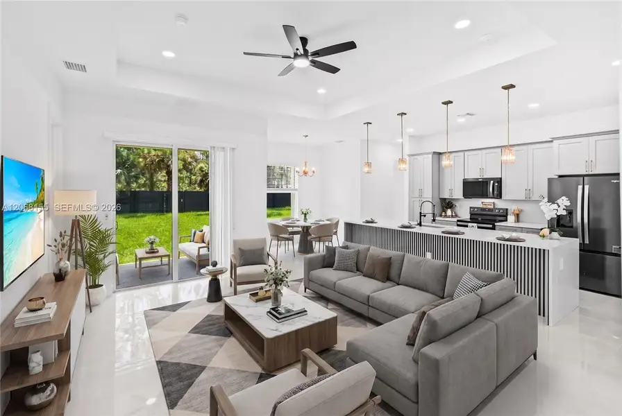 Furnished interior view inside a new home in , Lehigh Acres (Image 10). Furnished interior view inside a new home in , Lehigh Acres (Image 10).