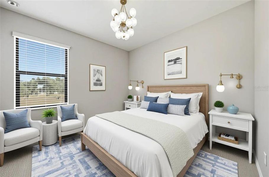 Furnished interior view inside a new home in , Port Charlotte (Image 18). Furnished interior view inside a new home in , Port Charlotte (Image 18).