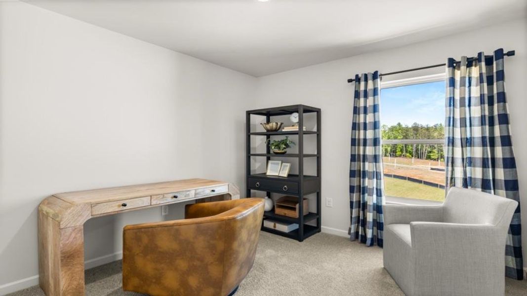 Furnished interior view inside a new home in Waypoint, Flowery Branch (Image 29).