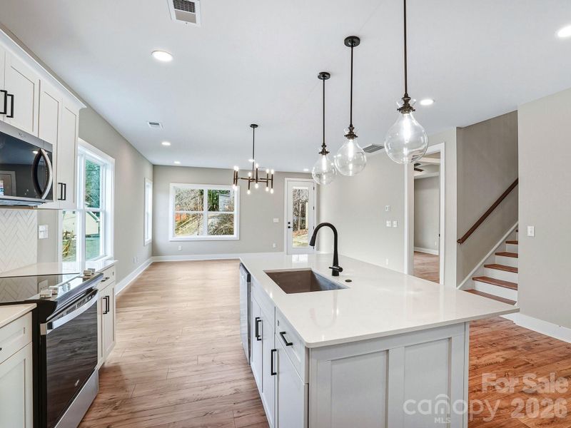 Furnished interior view inside a new home in , Weaverville (Image 15).