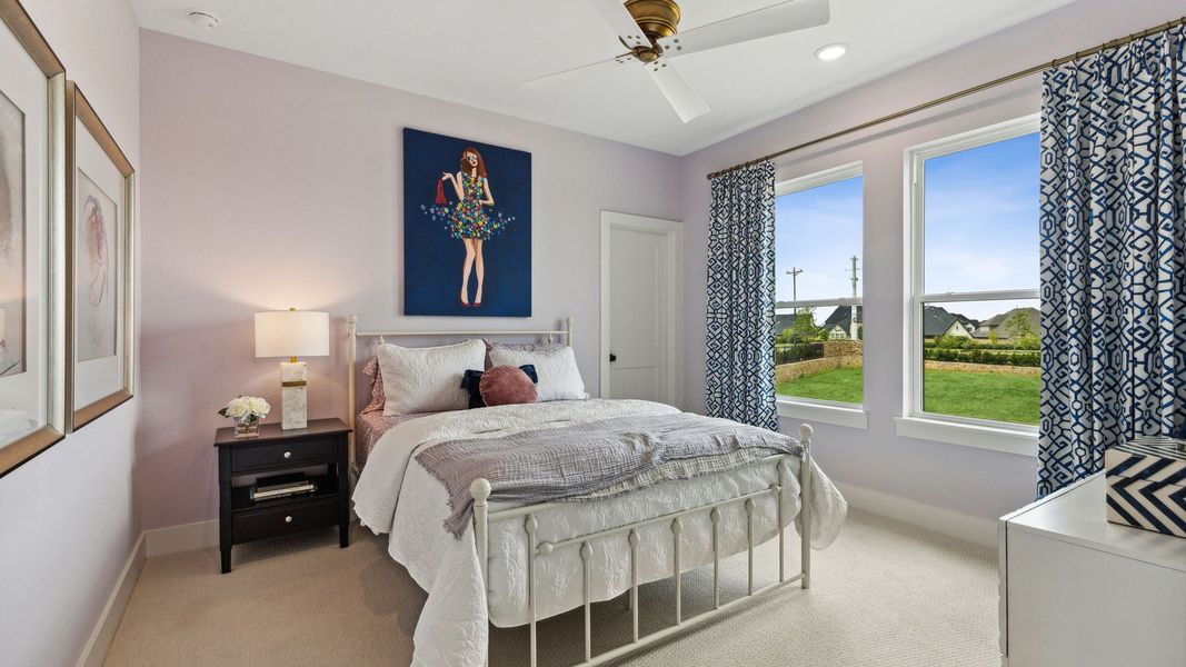 Representative furnished interior of a home built from the Hudson II by Southgate Homes in Windsong Ranch 71' Series, Prosper (Image 34).