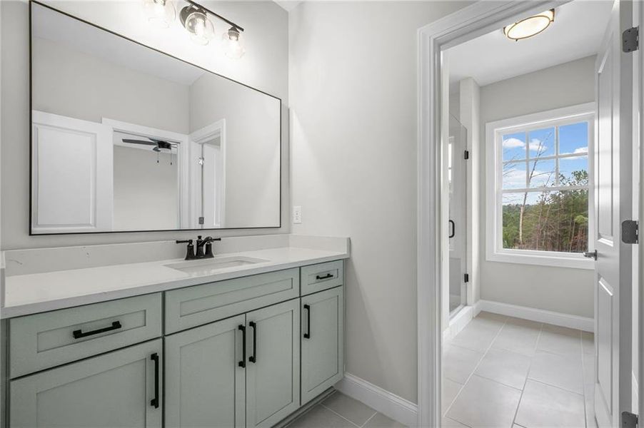 Furnished interior view inside a new home in , Canton (Image 12).