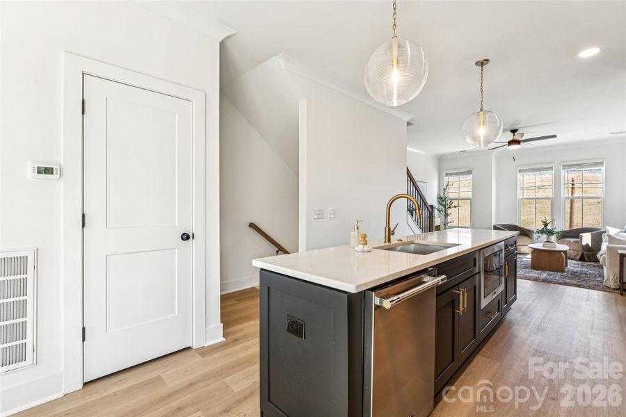 Furnished interior view inside a new home in , Charlotte (Image 9).