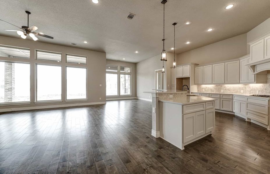 Furnished interior view inside a new home in Bridgeland 60′, Cypress (Image 10). Furnished interior view inside a new home in Bridgeland 60′, Cypress (Image 10).