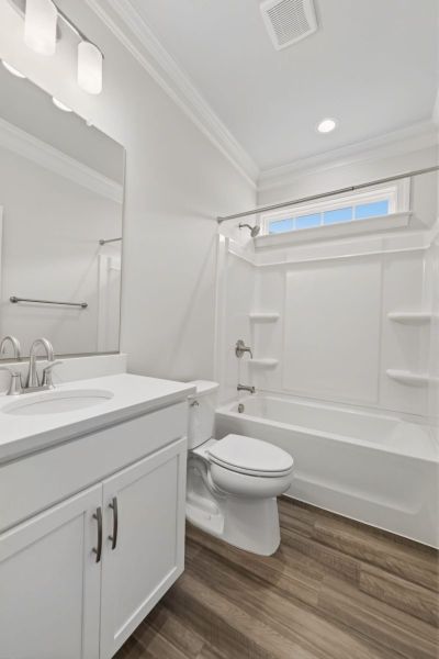 Representative furnished interior of a home built from the Essex by Keystone Homes NC in Weybridge, Burlington (Image 18).