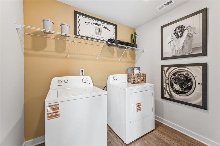Furnished interior view inside a new home in Azalea Square Townhomes, Lawrenceville (Image 11).