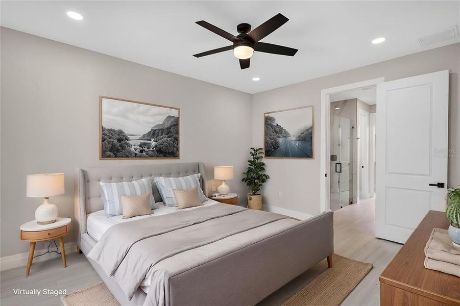 Furnished interior view inside a new home in , Cape Coral (Image 9).