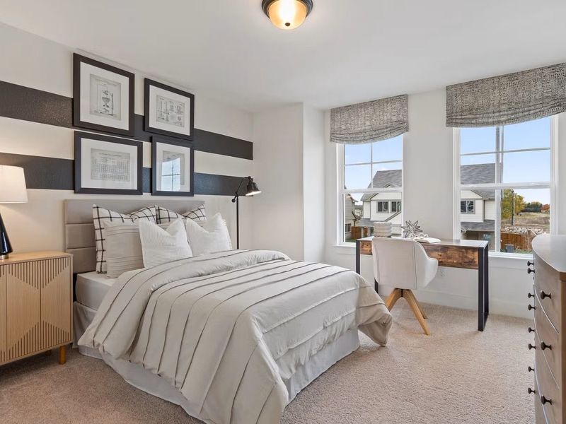 Furnished interior view inside a new home in Lake Park Villas, Wylie (Image 18).