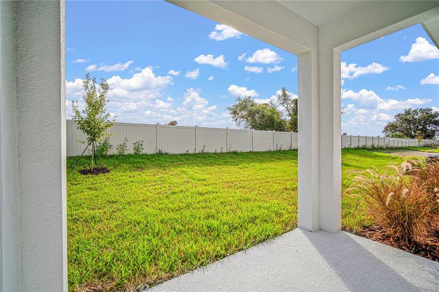 Exterior details and patio area of a home in Fieldstone, Plant City (Image 3).