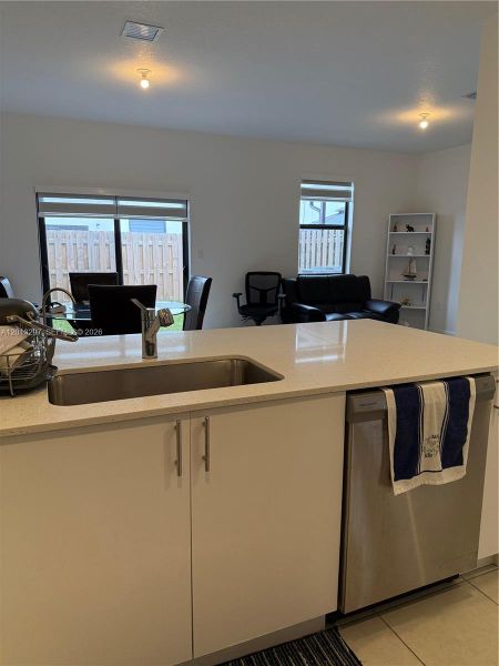 Furnished interior view inside a new home in , Miami (Image 16).