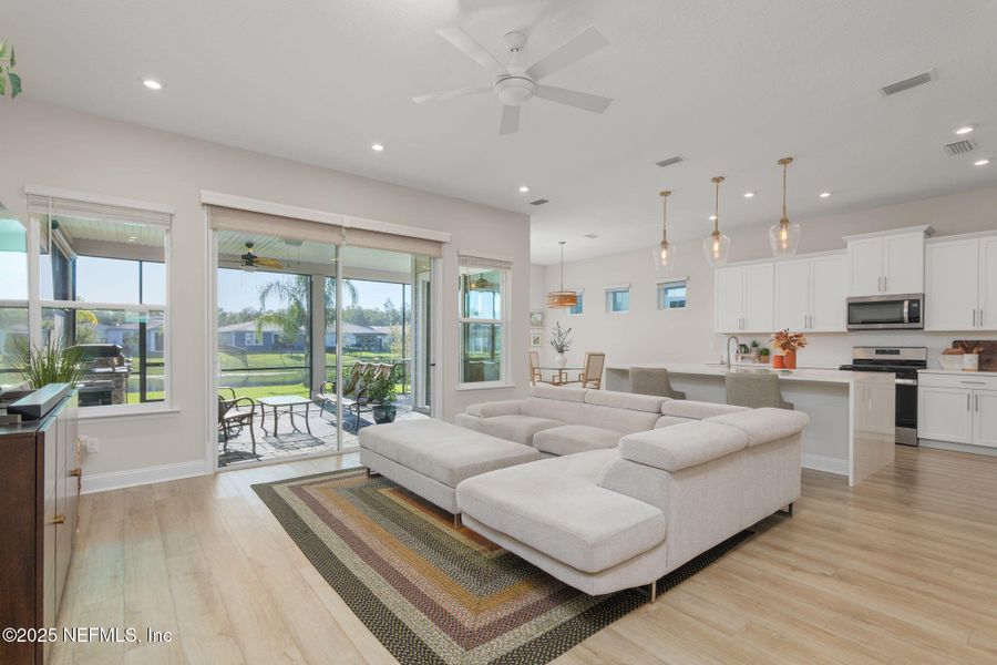 Furnished interior view inside a new home in , St. Johns (Image 13). Furnished interior view inside a new home in , St. Johns (Image 13).