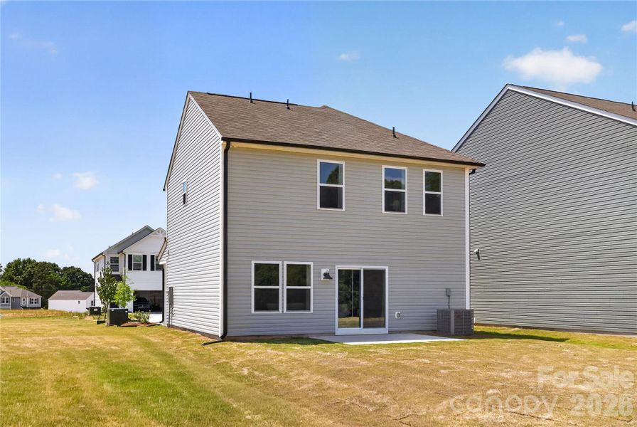 Exterior details and patio area of a home in Shay Crossing, Salisbury (Image 4).