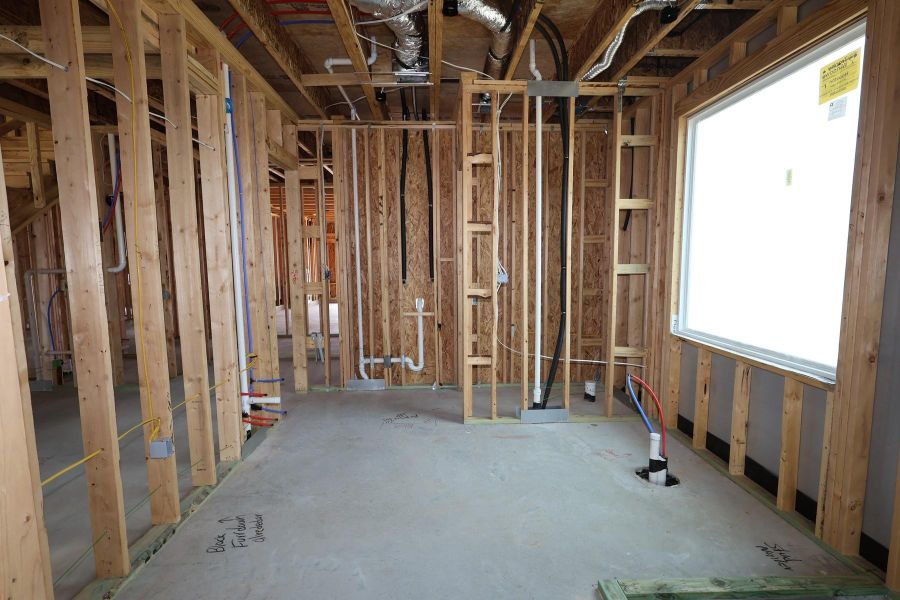In-progress construction of a new home in Dunham Pointe, Cypress, TX (Image 7).