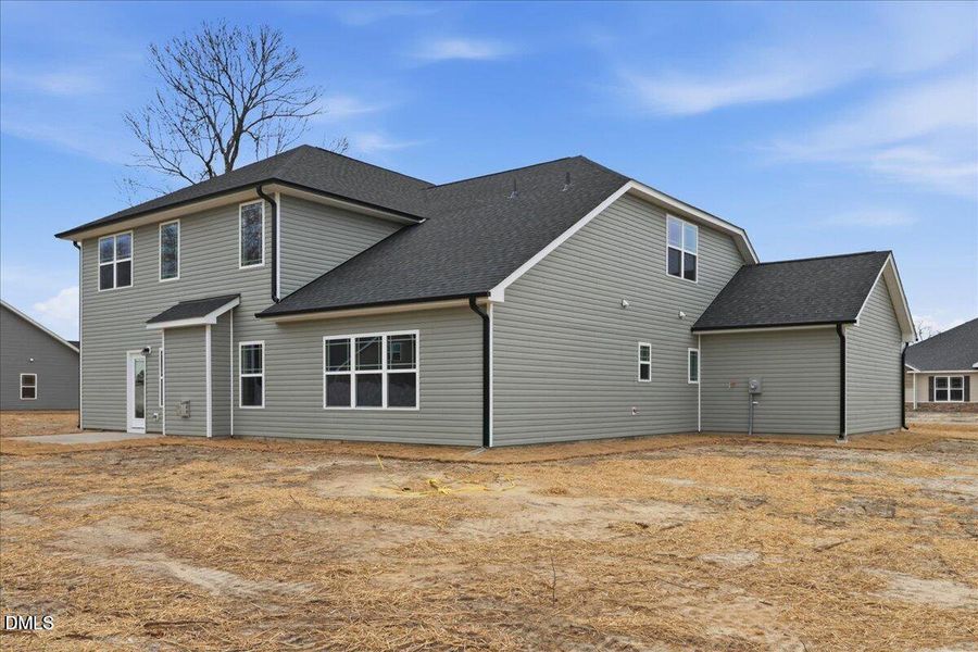 Exterior details and patio area of a home in Kelly Farms, Lillington (Image 3).