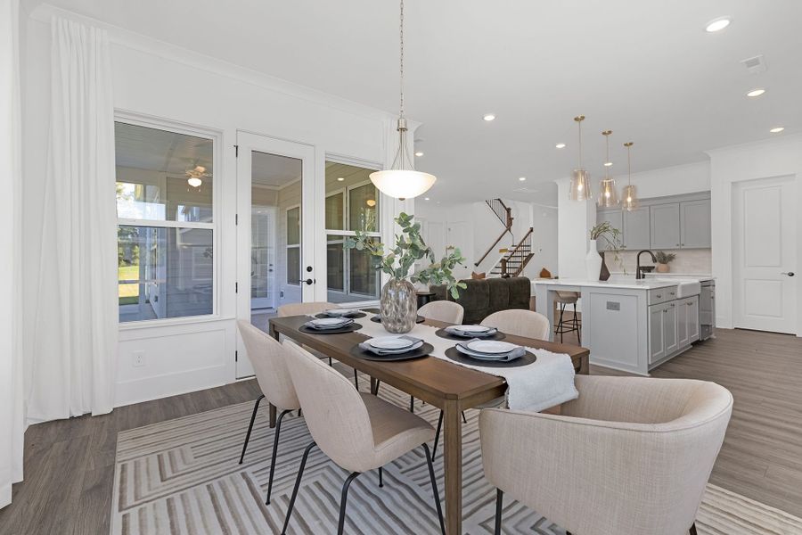 Furnished interior view inside a new home in Edgewater - Harbor Pointe, Lancaster (Image 6).