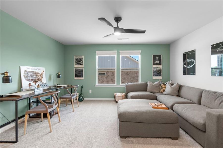Furnished interior view inside a new home in Abbotts Crossing, Conyers (Image 15).