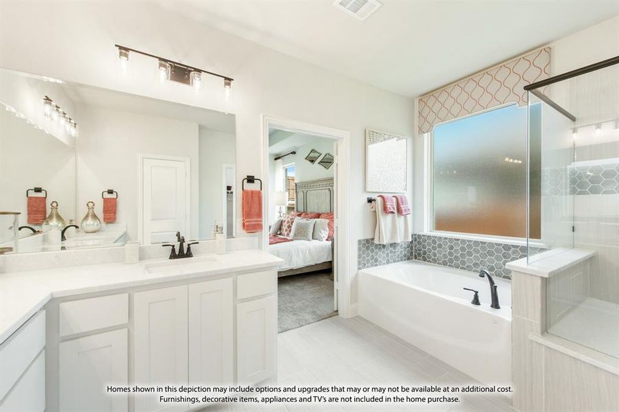 Furnished interior view inside a new home in East Oak Creek, Commerce (Image 18).