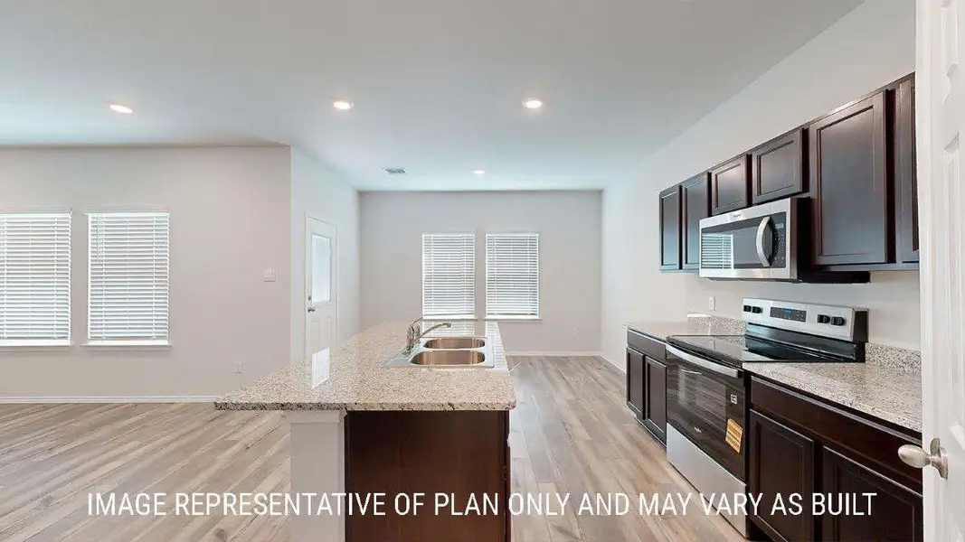 Furnished interior view inside a new home in Pecan Creek, Temple (Image 12).