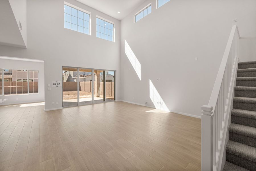 Spacious, unfurnished interior of a new home in Harvest - Enchantment Series, Queen Creek (Image 22). Spacious, unfurnished interior of a new home in Harvest - Enchantment Series, Queen Creek (Image 22).