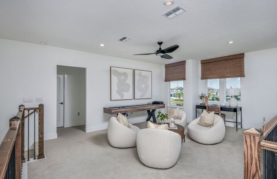 Furnished interior view inside a new home in Riverwood, Zephyrhills (Image 24).