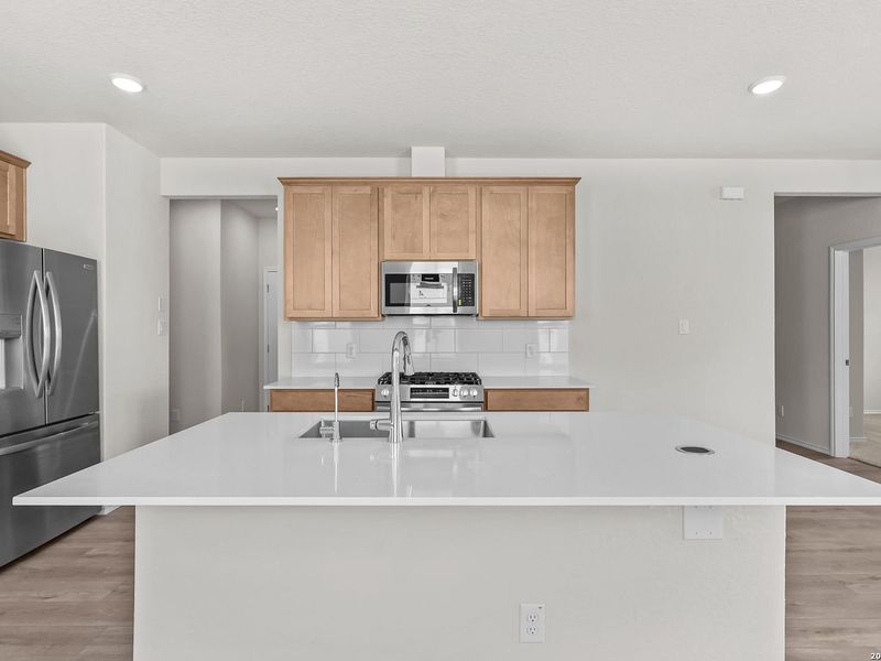 Furnished interior view inside a new home in Meadows at Oak Creek, San Antonio (Image 7).