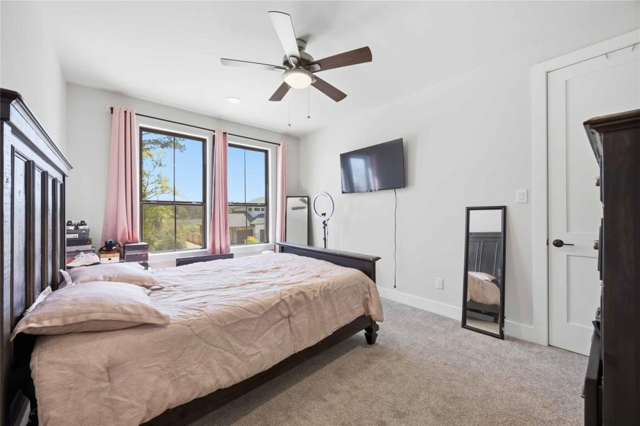 Furnished interior view inside a new home in Artavia, Conroe (Image 40).