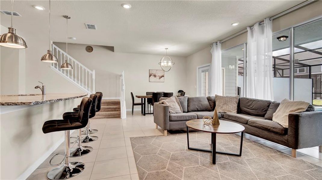 Furnished interior view inside a new home in , Davenport (Image 23).