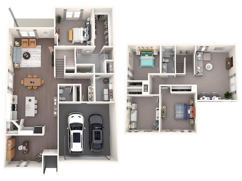 2D floor plan layout for the The Pearl by Meritage Homes in Windmore, Princeton, TX (Image 4). 2D floor plan layout for the The Pearl by Meritage Homes in Windmore, Princeton, TX (Image 4).