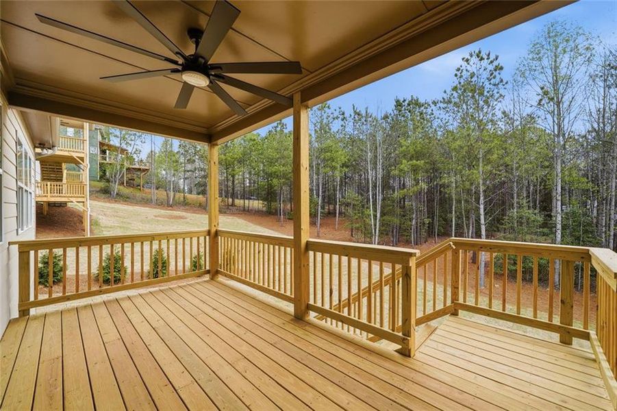Exterior details and patio area of a home in , Dawsonville (Image 4).