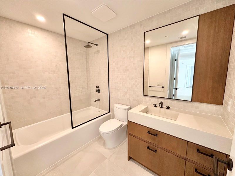 Furnished interior view inside a new home in , Miami (Image 14).