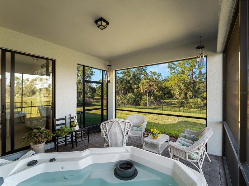 Exterior details and patio area of a home in , North Port (Image 3). Exterior details and patio area of a home in , North Port (Image 3).