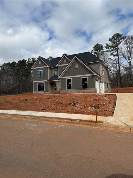 In-progress construction of a new home in , Hoschton, GA (Image 26).