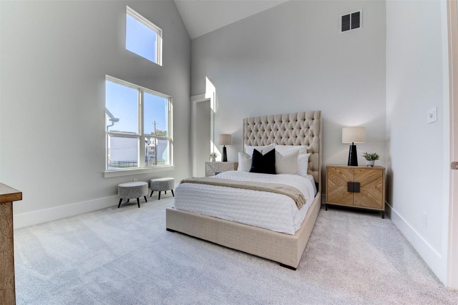 Furnished interior view inside a new home in , Houston (Image 23).