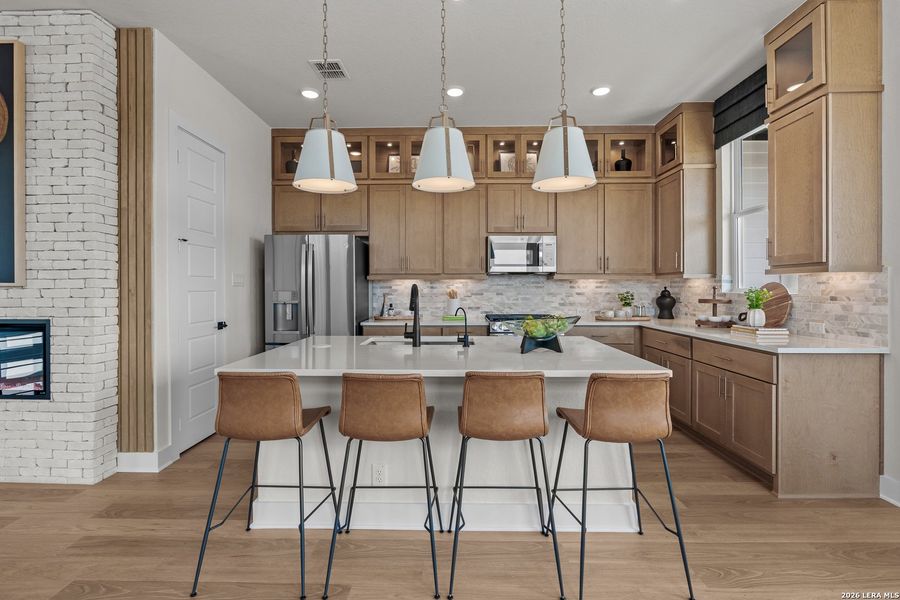 Furnished interior view inside a new home in Prominence, San Antonio (Image 19).