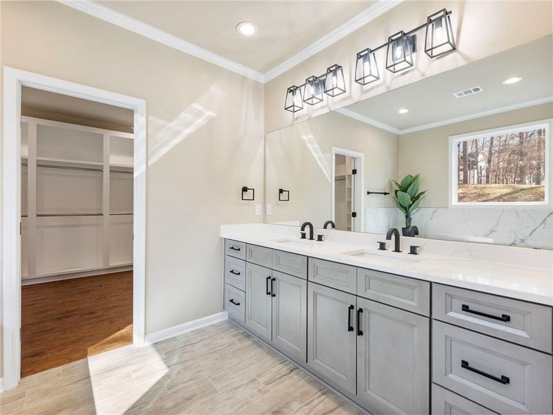 Furnished interior view inside a new home in , Winder (Image 5).