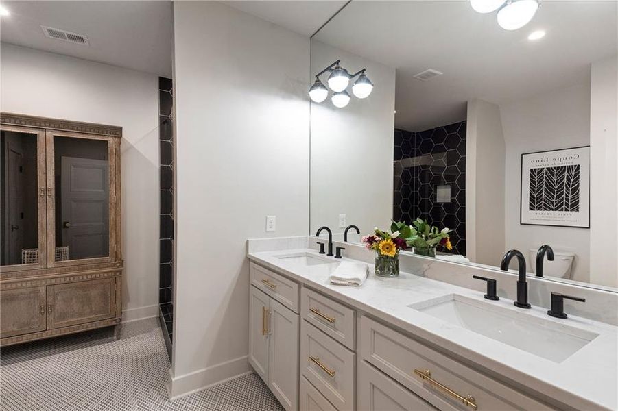 Furnished interior view inside a new home in , Canton (Image 15).