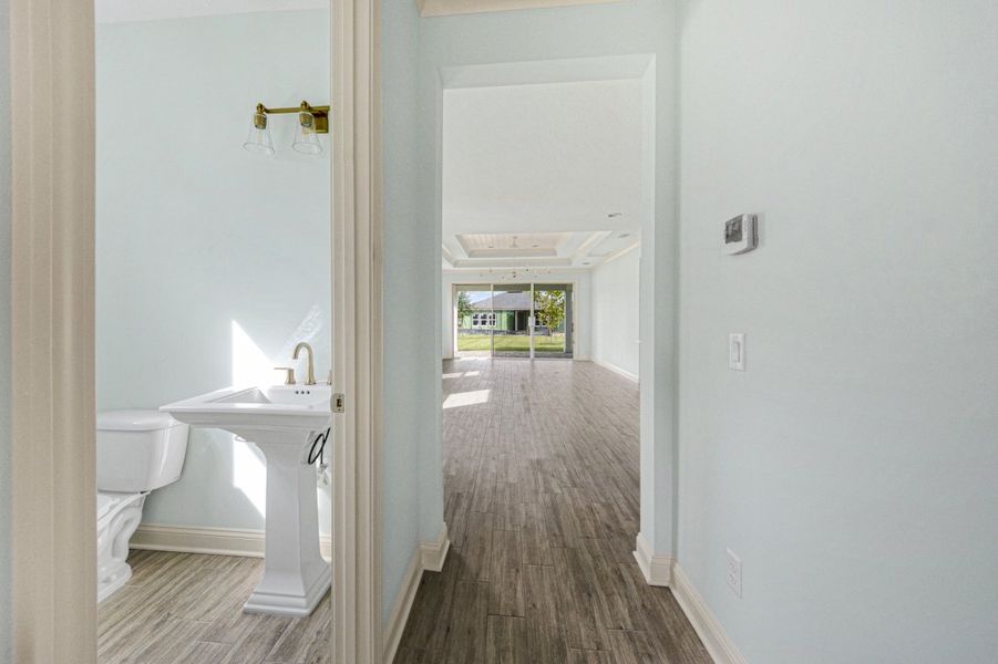 Representative unfurnished interior of a home built from the Sebring by Riverside Homes in Mariposa at EverRange, Jacksonville (Image 62).